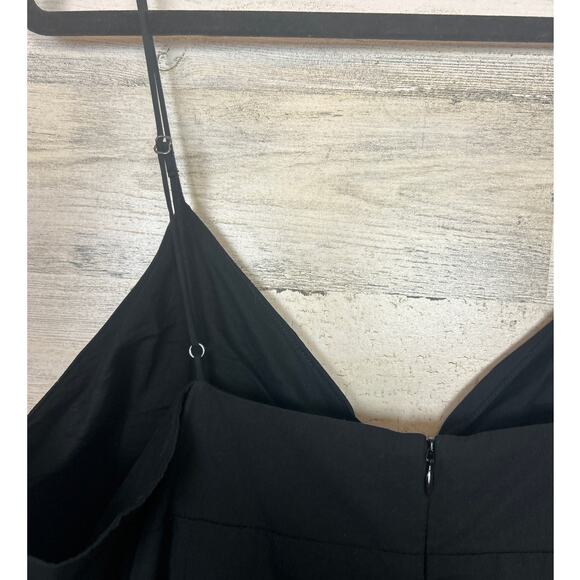 Banana Republic Women’s Plus 18 Black Spaghetti Strap Cutout Maxi Dress New - Picture 8 of 8